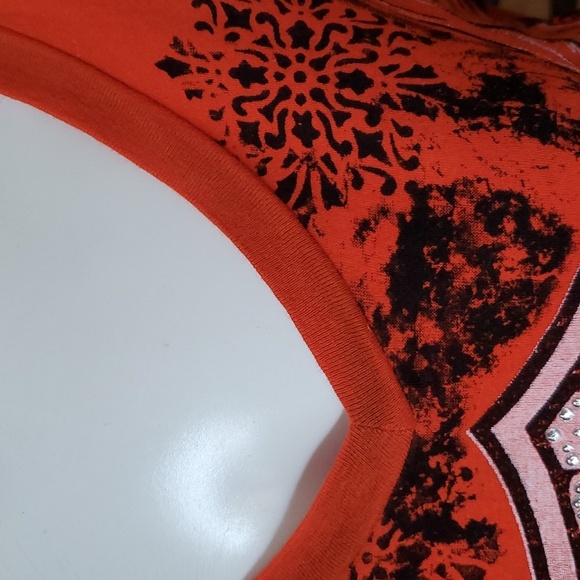 EUC!  Harley Davidson diamond tahirt - Picture 4 of 12